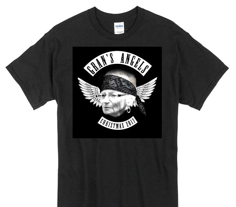 Custom Gildan 100% Cotton Black T-Shirt
