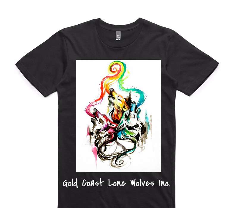 Custom AS Colour 100% Cotton Black T-Shirt