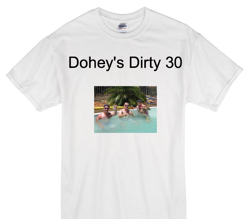 Custom Gildan 100% Cotton White T-Shirt