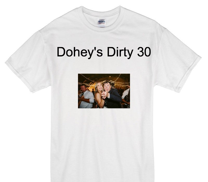 Custom Gildan 100% Cotton White T-Shirt