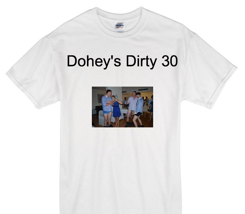 Custom Gildan 100% Cotton White T-Shirt