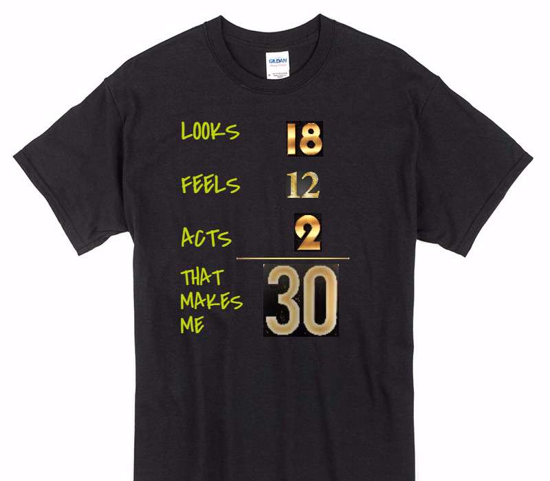 Custom Gildan 100% Cotton Black T-Shirt