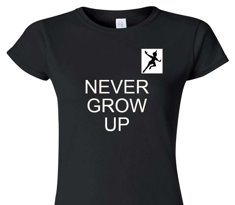 Custom Womens Soft Style 100% Cotton Black T-Shirt