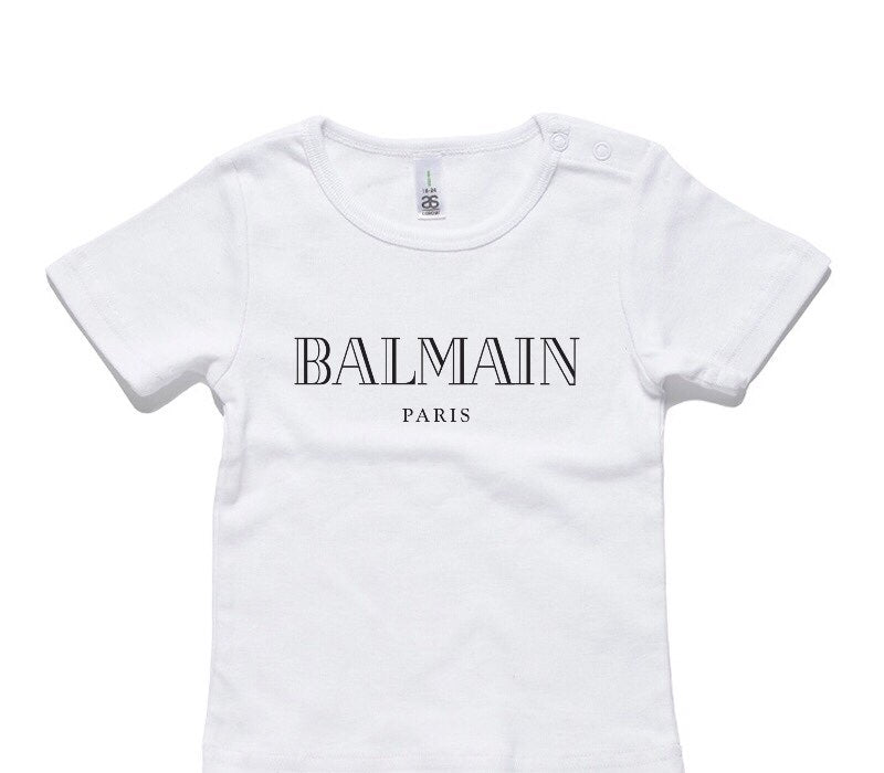 Custom AS Colour White Baby T-Shirt