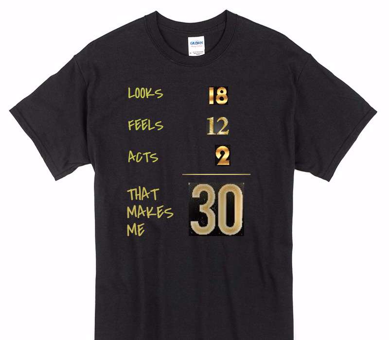 Custom Gildan 100% Cotton Black T-Shirt