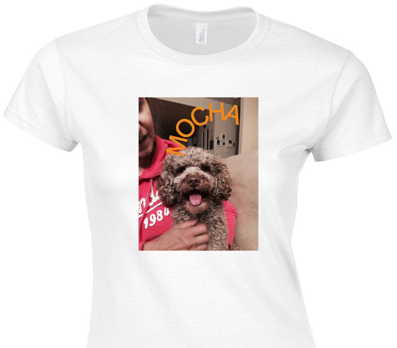 Custom Womens Soft Style 100% Cotton White T-Shirt