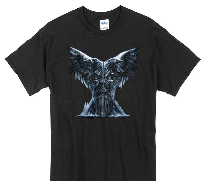 Custom Gildan 100% Cotton Black T-Shirt