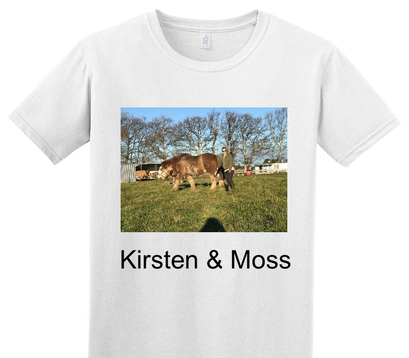 Custom Adult Soft Style 100% Cotton White T-Shirt