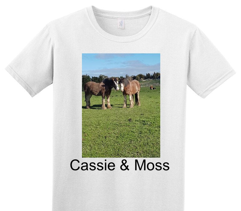Custom Adult Soft Style 100% Cotton White T-Shirt