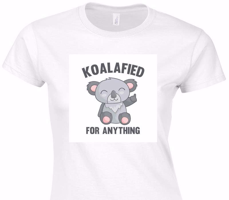 Custom Womens Soft Style 100% Cotton White T-Shirt