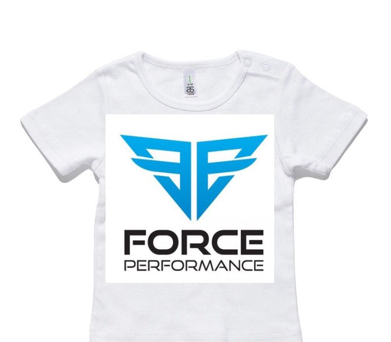 Custom AS Colour White Baby T-Shirt