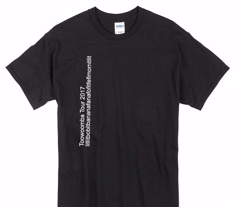 Custom Gildan 100% Cotton Black T-Shirt