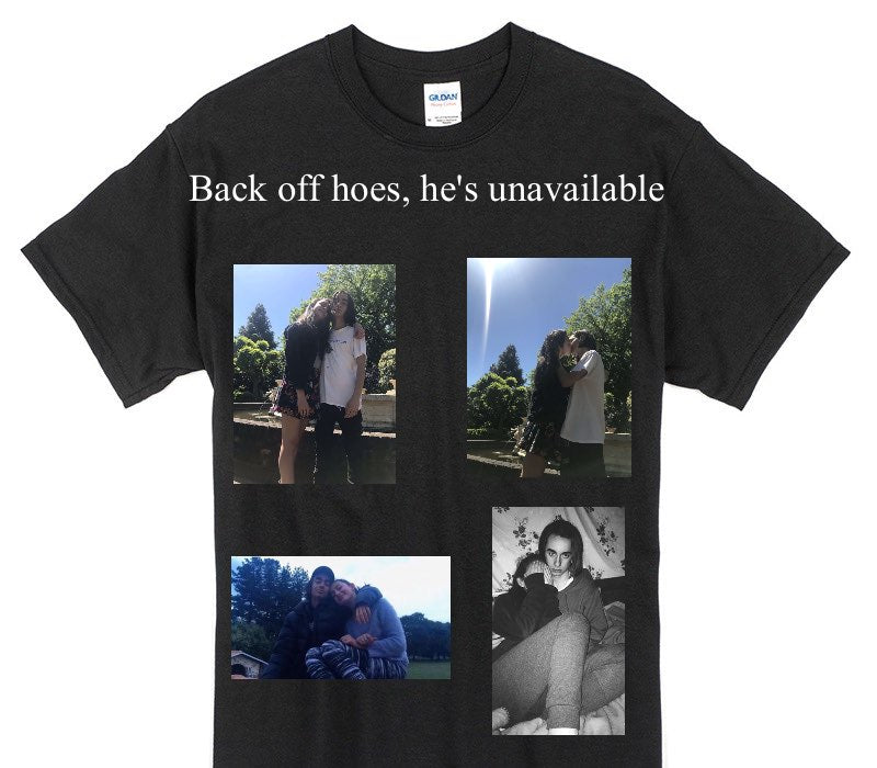 Custom Gildan 100% Cotton Black T-Shirt