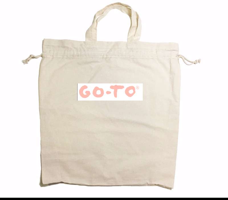 Custom Drawstring Tote Bag Cotton Calico
