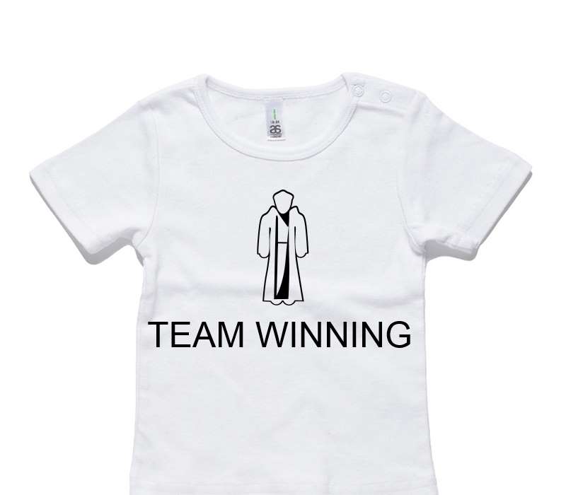 Custom AS Colour White Baby T-Shirt