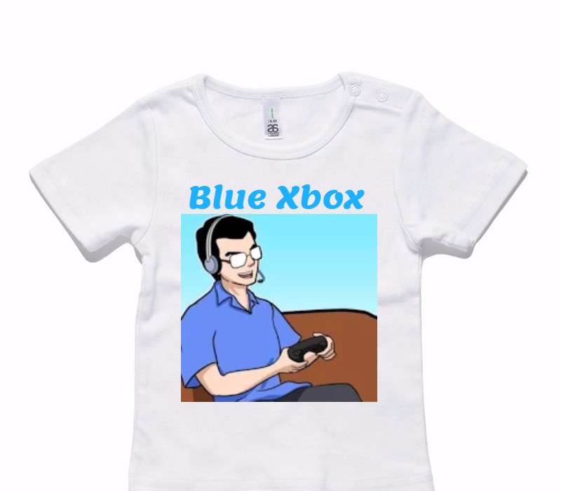 Custom AS Colour White Baby T-Shirt