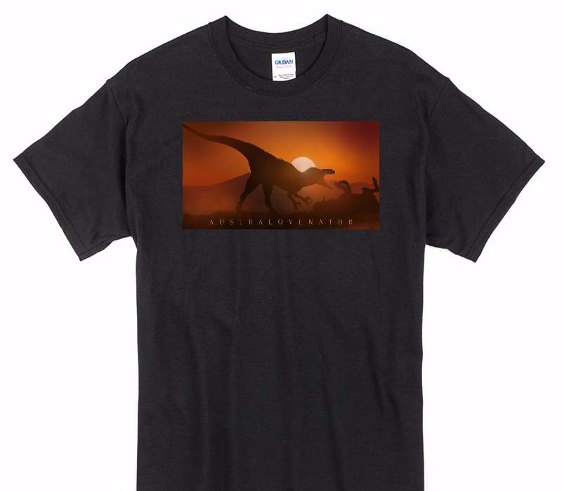 Custom Gildan 100% Cotton Black T-Shirt