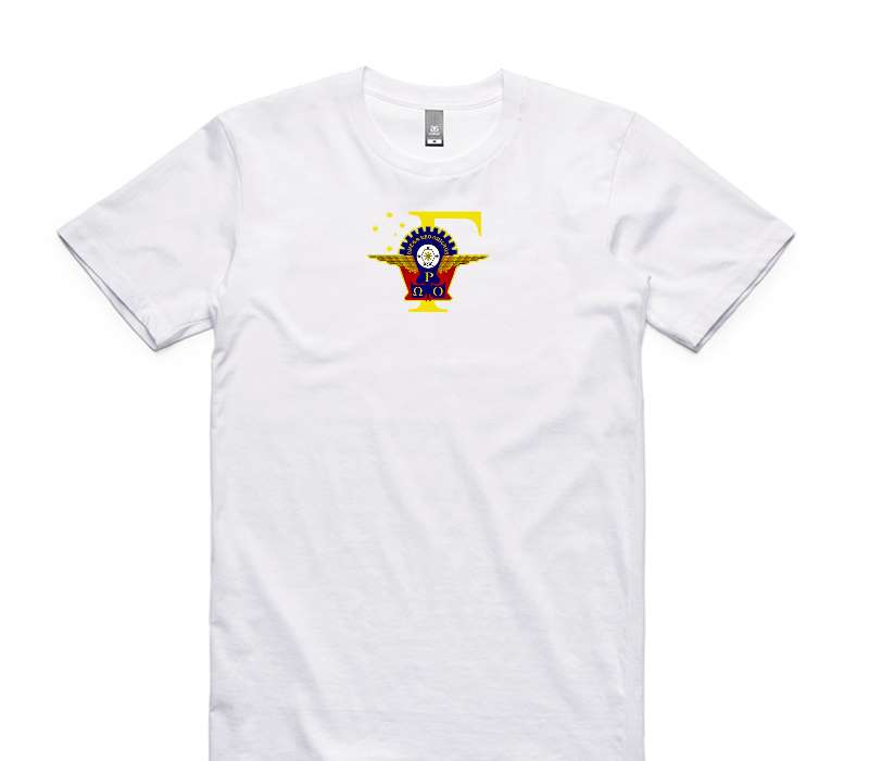 Custom AS Colour 100% Cotton White T-Shirt