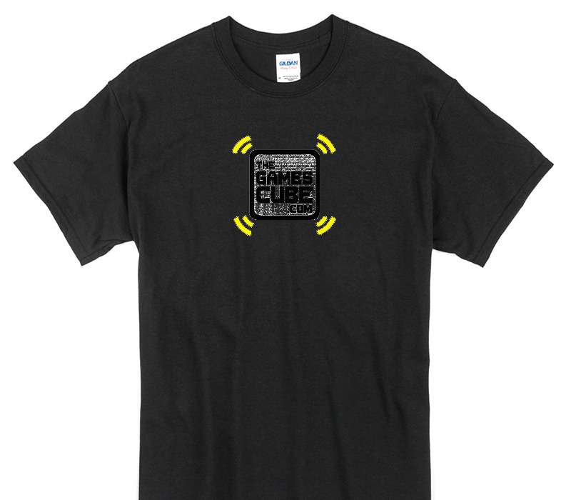 Custom Gildan 100% Cotton Black T-Shirt