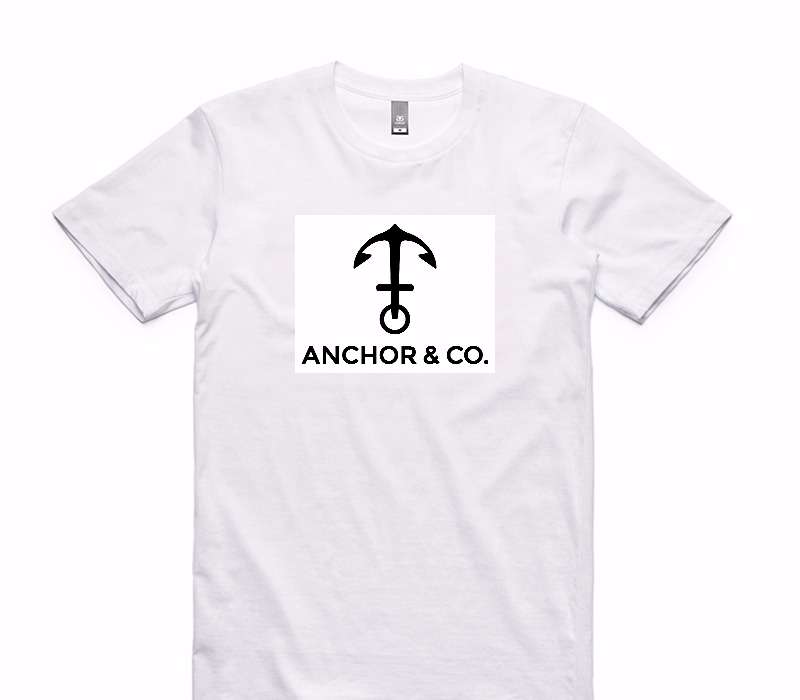 Custom AS Colour 100% Cotton White T-Shirt