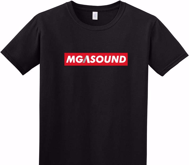 Custom Adult Soft Style 100% Cotton Black T-Shirt