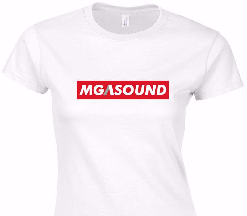 Custom Womens Soft Style 100% Cotton White T-Shirt