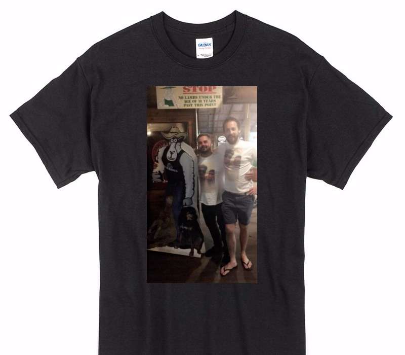 Custom Gildan 100% Cotton Black T-Shirt