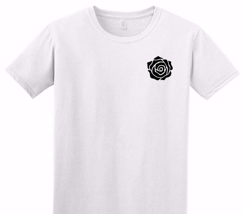 Custom Adult Soft Style 100% Cotton White T-Shirt