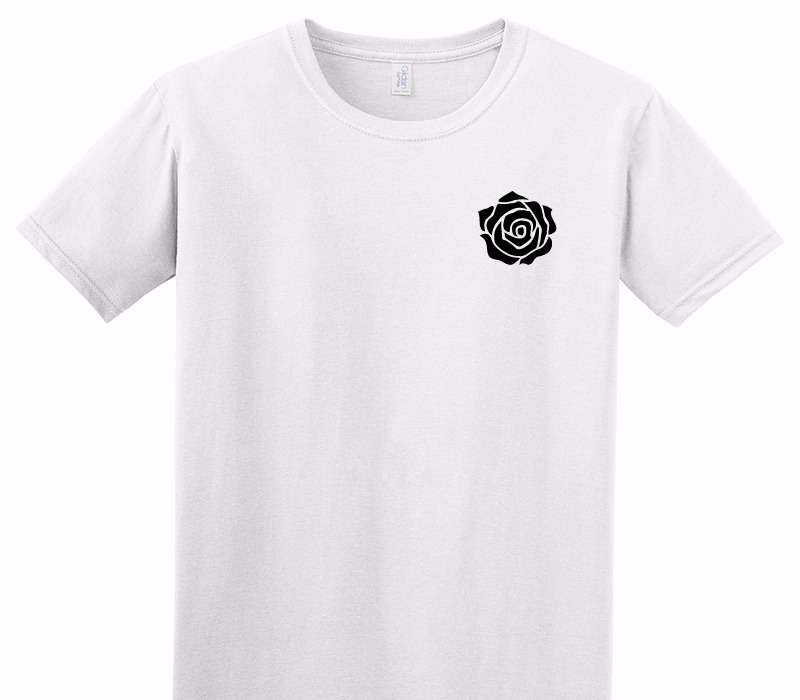 Custom Adult Soft Style 100% Cotton White T-Shirt