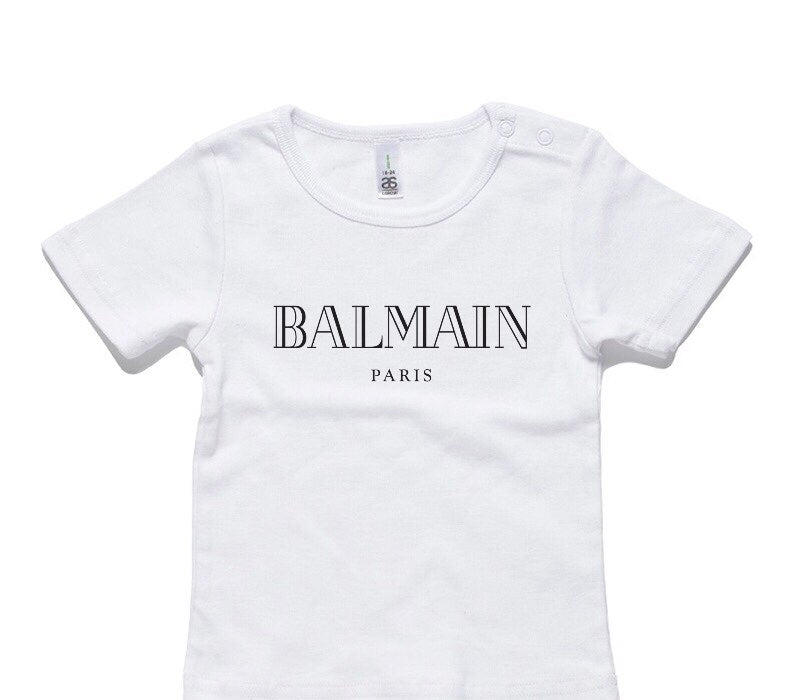 Custom AS Colour White Baby T-Shirt