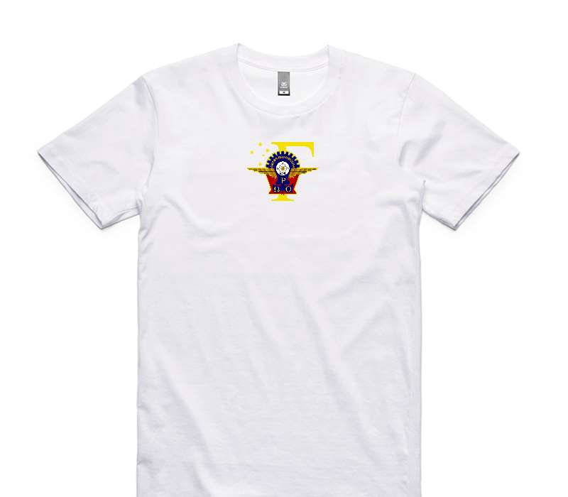 Custom AS Colour 100% Cotton White T-Shirt