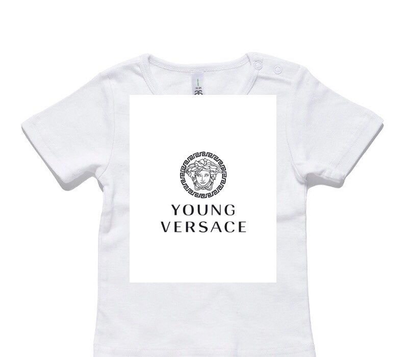 Custom AS Colour White Baby T-Shirt