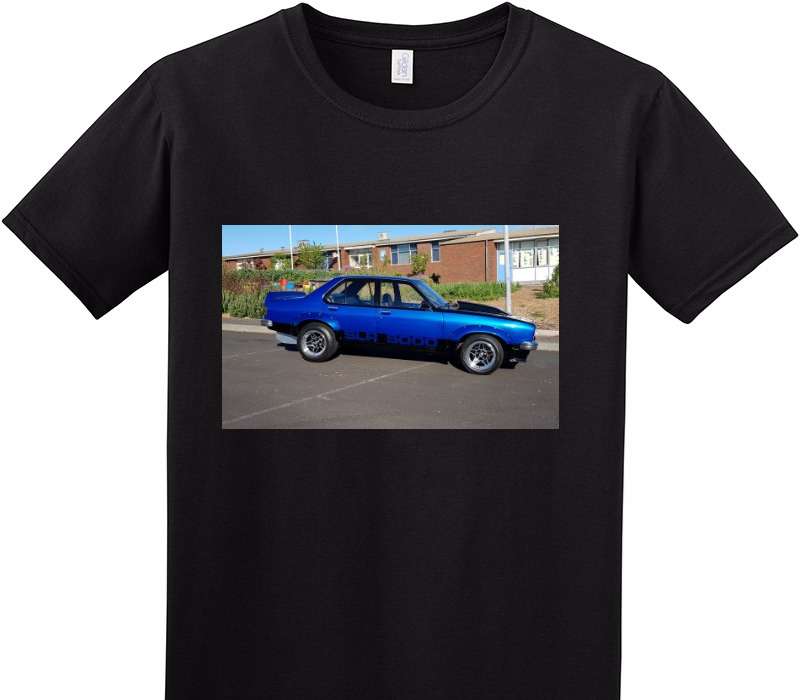 Custom Adult Soft Style 100% Cotton Black T-Shirt
