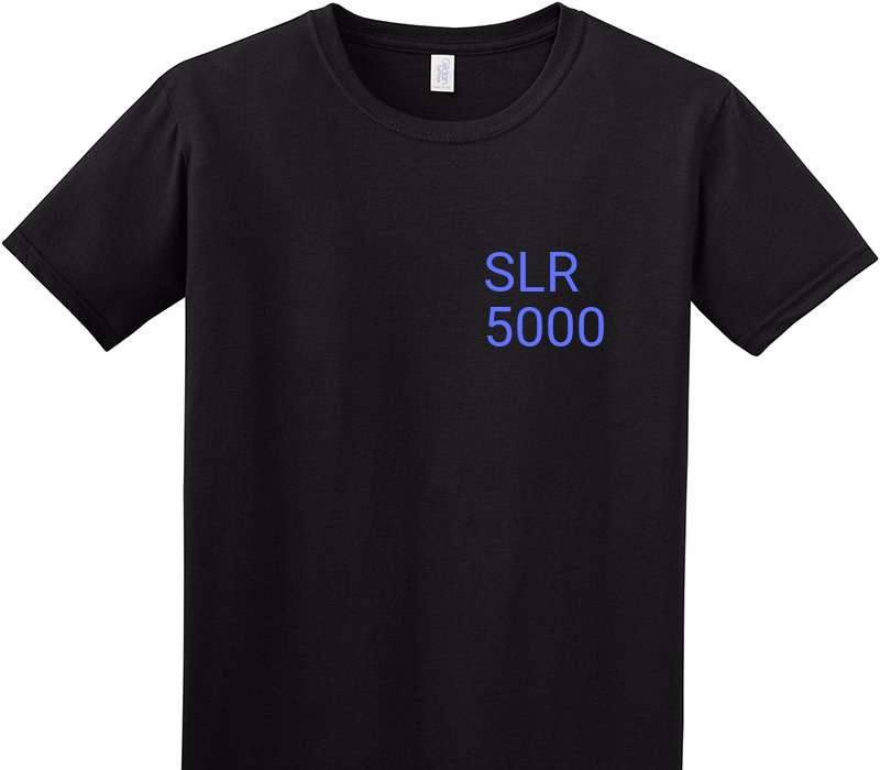 Custom Adult Soft Style 100% Cotton Black T-Shirt