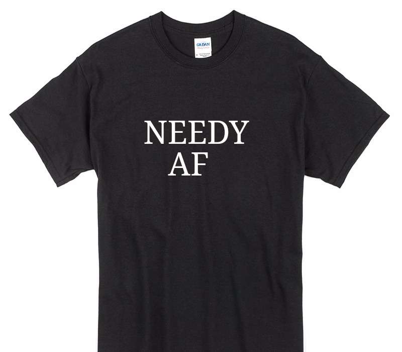 Custom Gildan 100% Cotton Black T-Shirt