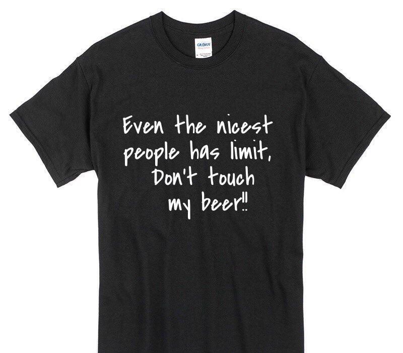 Custom Gildan 100% Cotton Black T-Shirt