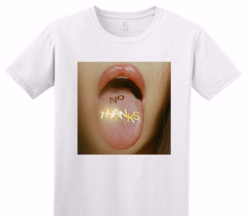 Custom Adult Soft Style 100% Cotton White T-Shirt