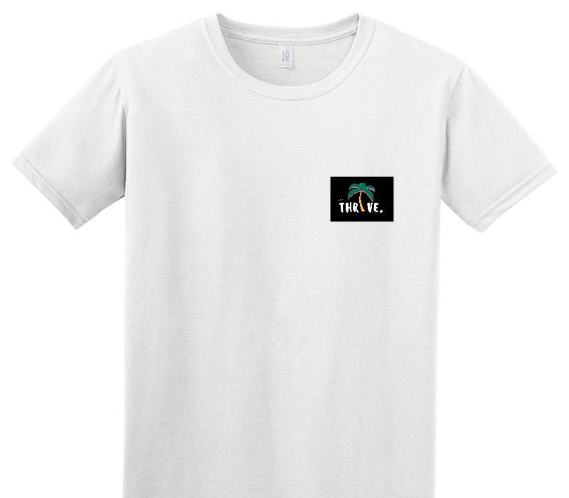 Custom Adult Soft Style 100% Cotton White T-Shirt