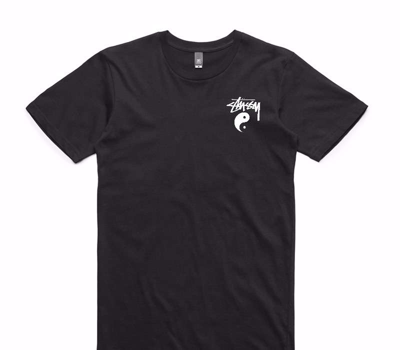 Custom AS Colour 100% Cotton Black T-Shirt