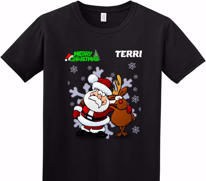 Custom Adult Soft Style 100% Cotton Black T-Shirt
