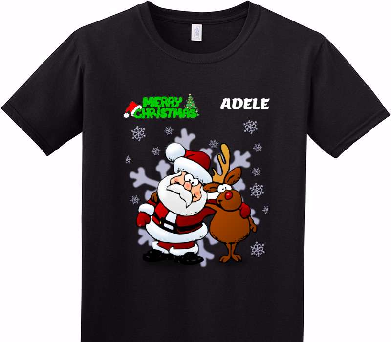Custom Adult Soft Style 100% Cotton Black T-Shirt