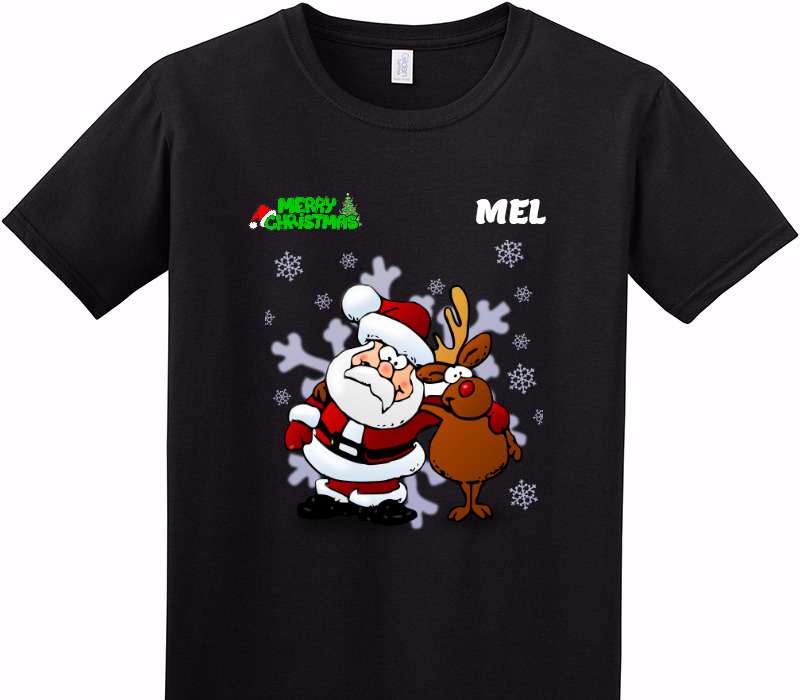 Custom Adult Soft Style 100% Cotton Black T-Shirt