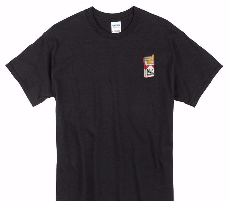 Custom Gildan 100% Cotton Black T-Shirt