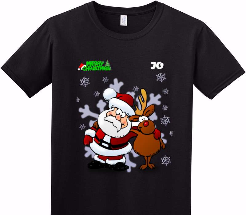 Custom Adult Soft Style 100% Cotton Black T-Shirt