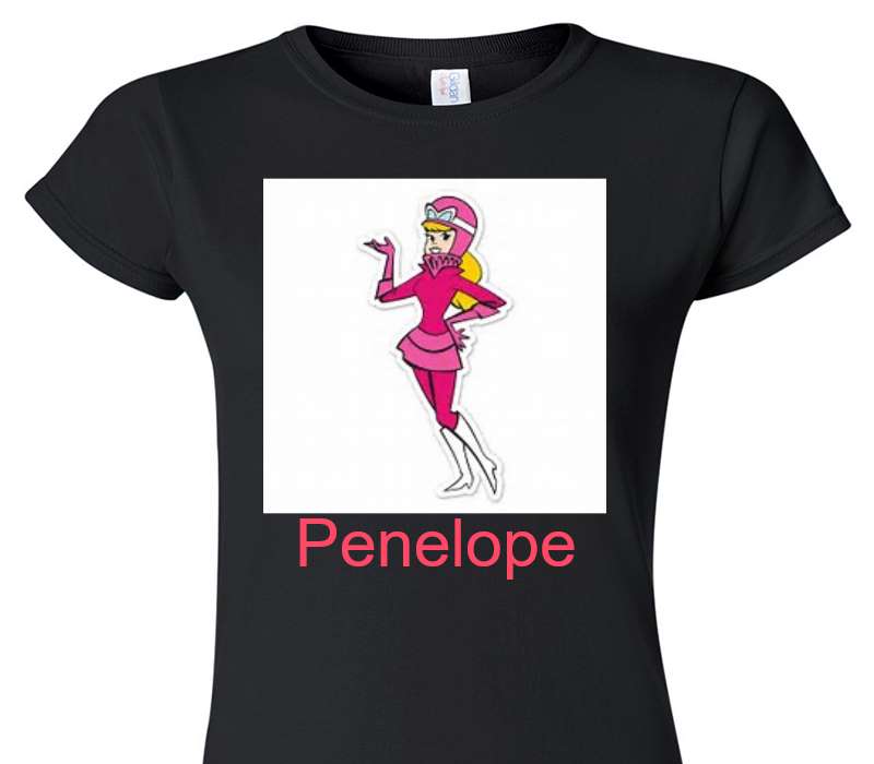 Custom Womens Soft Style 100% Cotton Black T-Shirt