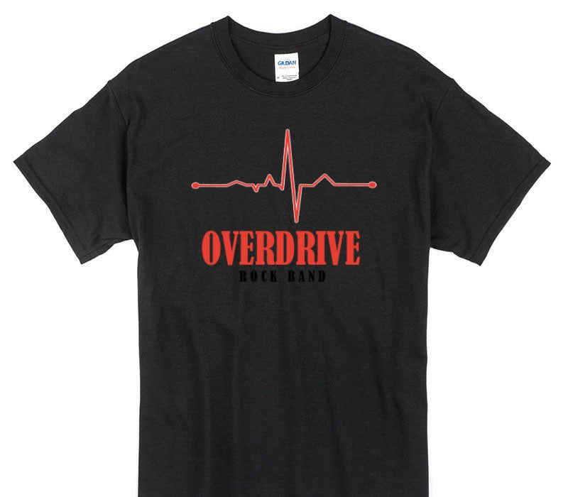 Custom Gildan 100% Cotton Black T-Shirt