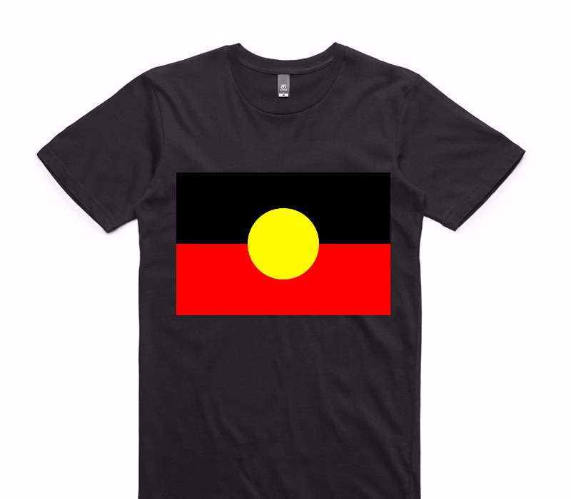 Custom AS Colour 100% Cotton Black T-Shirt