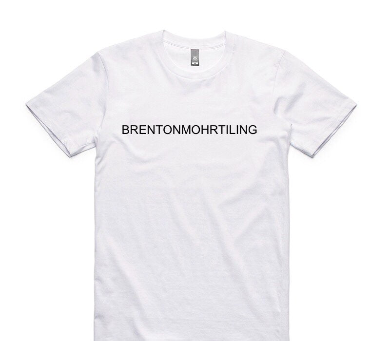 Custom AS Colour 100% Cotton White T-Shirt