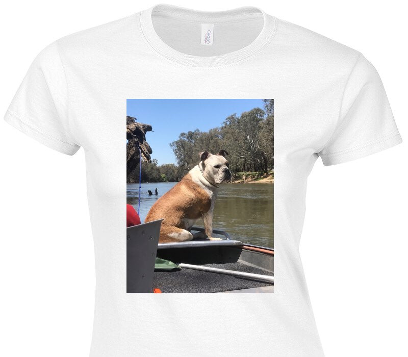 Custom Womens Soft Style 100% Cotton White T-Shirt