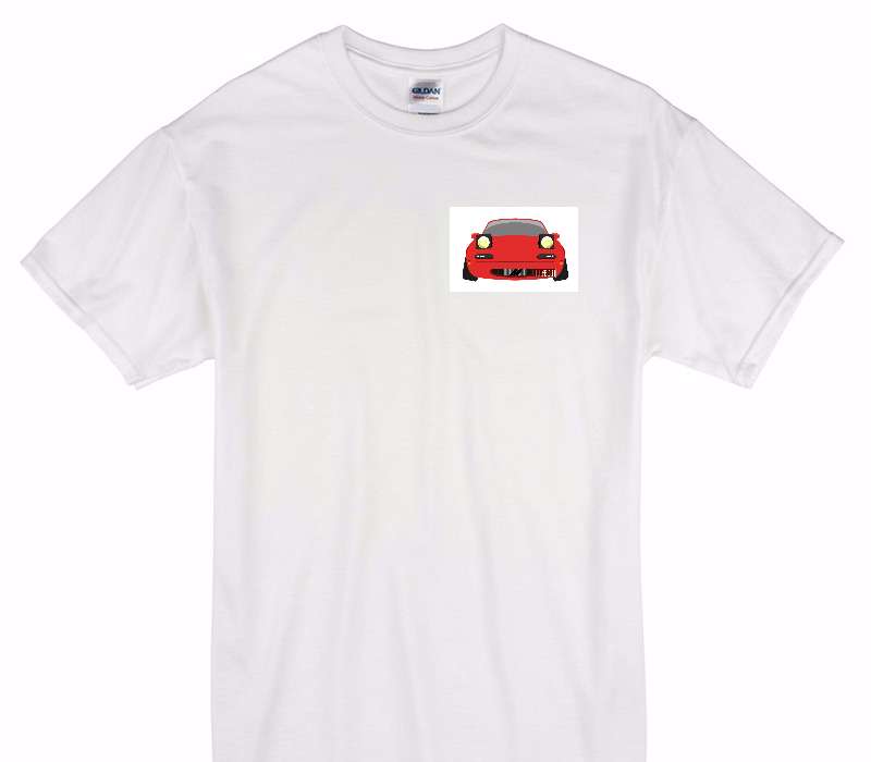 Custom Gildan 100% Cotton White T-Shirt